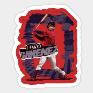 Andres Gimenez Cleveland Rough Sticker